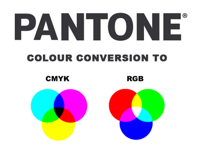 Pantone Colour Conversion to CMYK / RGB