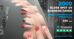 Gloss Spot UV Business Cards